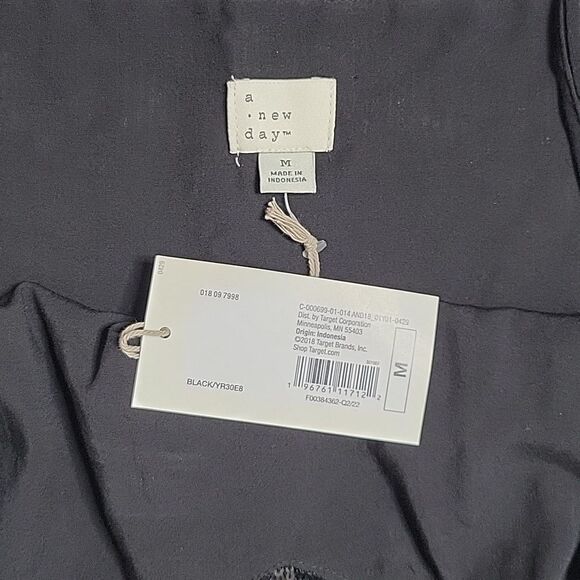 A New Day Black Sequin Slip Dress - Picture 2 of 7